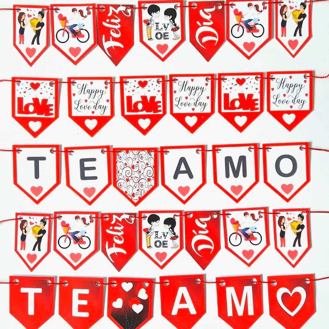 Banderín Amor para Bandeja
