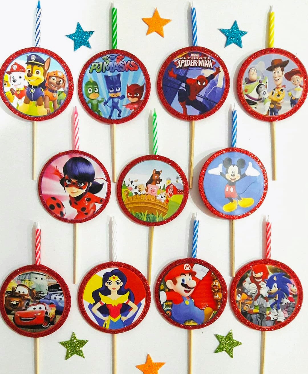 Velas de Cumpleaños Surtidas