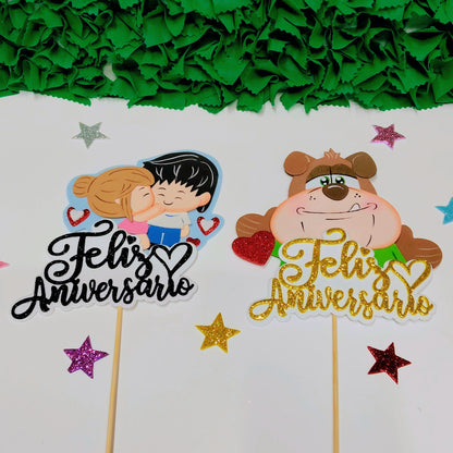 Toppers / Pines Feliz Aniversario