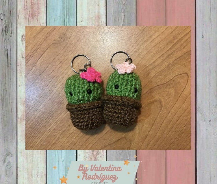 Llaveros Pareja Cactus