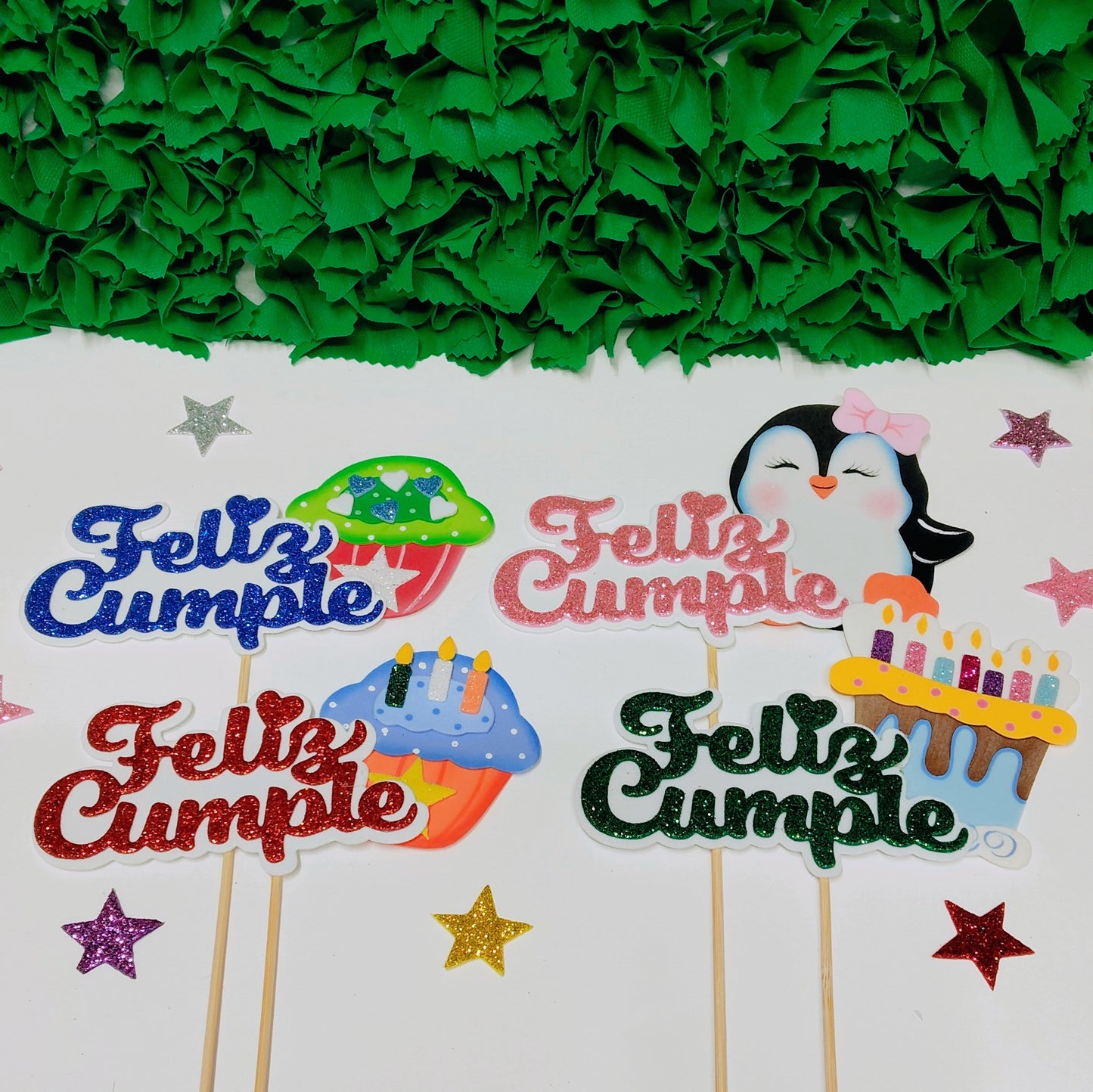 Toppers / Pines Feliz Cumple