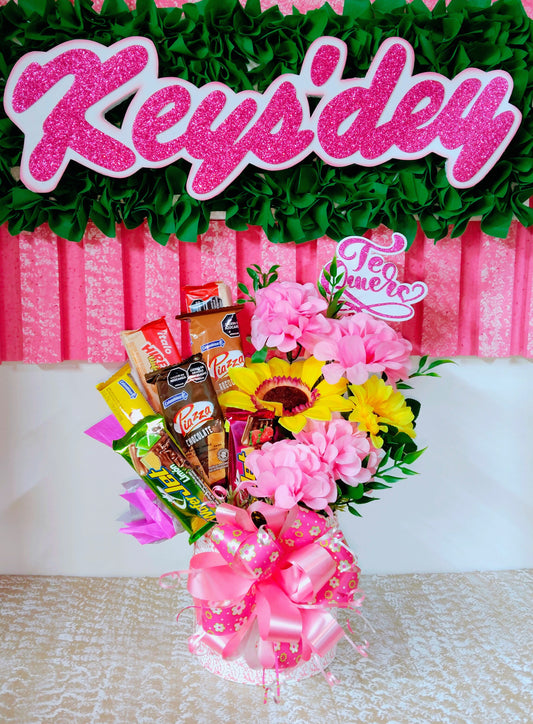 Ancheta de Dulces y Flores