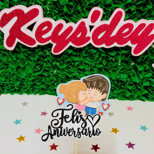 Toppers / Pines Feliz Aniversario