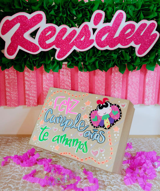 Caja Rectangular Decorada