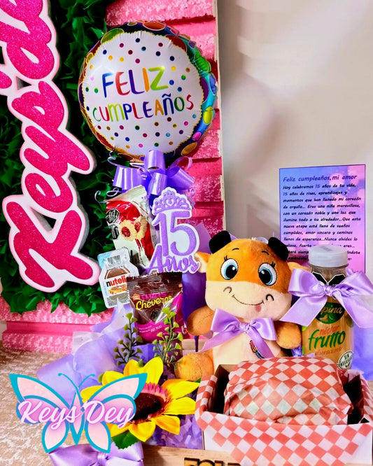 Desayuno Sorpresa con Globo Metalizado