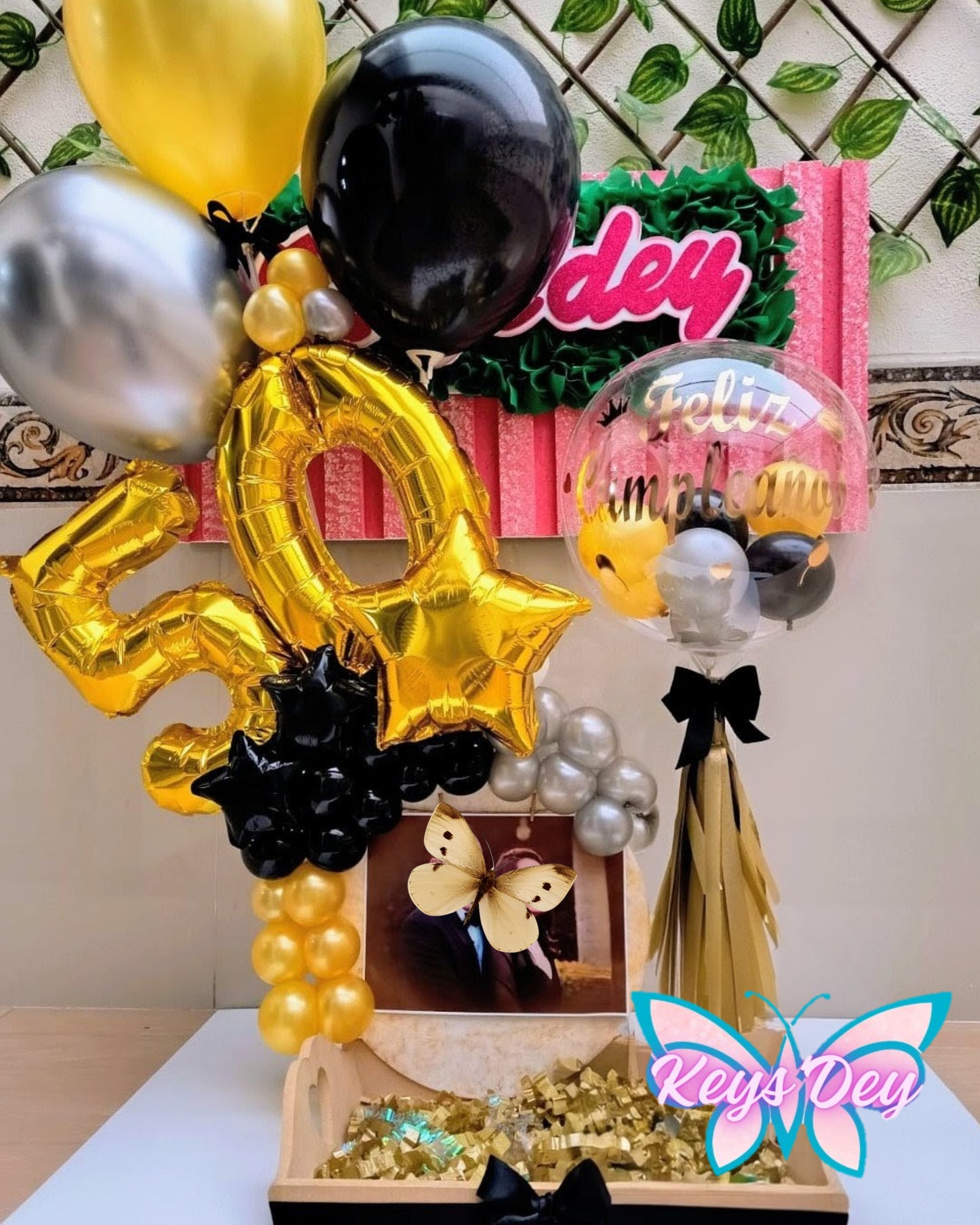 Desayuno Sorpresa Premium con Globos de Numeros